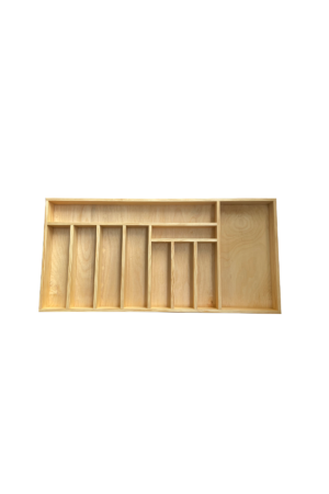 70x35 Cm Ayfiwood Ahşap Kaşıklık Çekmece İçi Yemek Takımı Ve Servis Gereçleri Düzenleyici Organizer - Görsel 6