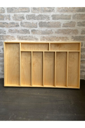 75x45 Cm Ayfiwood Ahşap Kaşıklık Çekmece İçi Kepçe Maşa Ve Servis Gereçleri Düzenleyici Organizer - Görsel 5