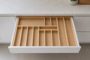 73x42 cm Ahşap Kaşıklık | El Yapımı Çekmece İçi Organizer | Mutfakta Kusursuz Düzen - Görsel 3