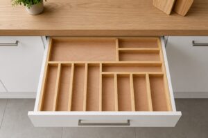 60x42 cm Ahşap Kaşıklık | El Yapımı Çekmece İçi Organizer | Mutfakta Kusursuz Düzen - Görsel 4