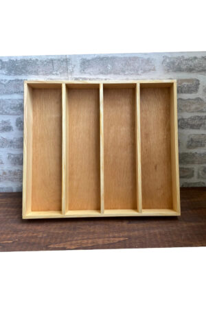 45x40 Cm Ahşap Kaşıklık Çekmece İçi Kepçe Maşa Ve Servis Gereçleri Düzenleyici Organizer - Görsel 5