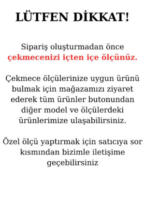 35x40 Cm Ahşap Kaşıklık Çekmece İçi Yemek Takımı Ve Servis Gereçleri Düzenleyici Organizer - Görsel 2