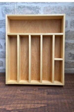 30x35 Cm Ahşap Kaşıklık Çekmece İçi Yemek Takımı Ve Servis Gereçleri Düzenleyici Organizer