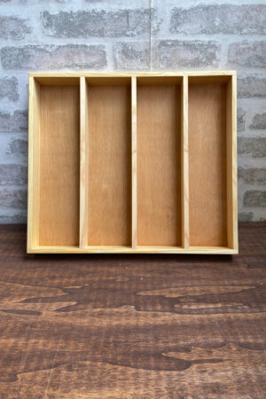 45x35 Cm Ahşap Kaşıklık Çekmece İçi Yemek Takımı Ve Servis Gereçleri Düzenleyici Organizer - Görsel 5