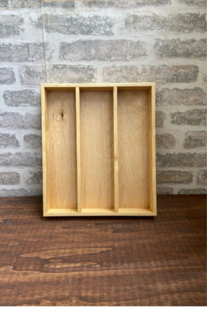 30x35 Cm Ahşap Kepçelik Çekmece İçi Kepçe Maşa Ve Servis Gereçleri Düzenleyici Organizer - Görsel 4