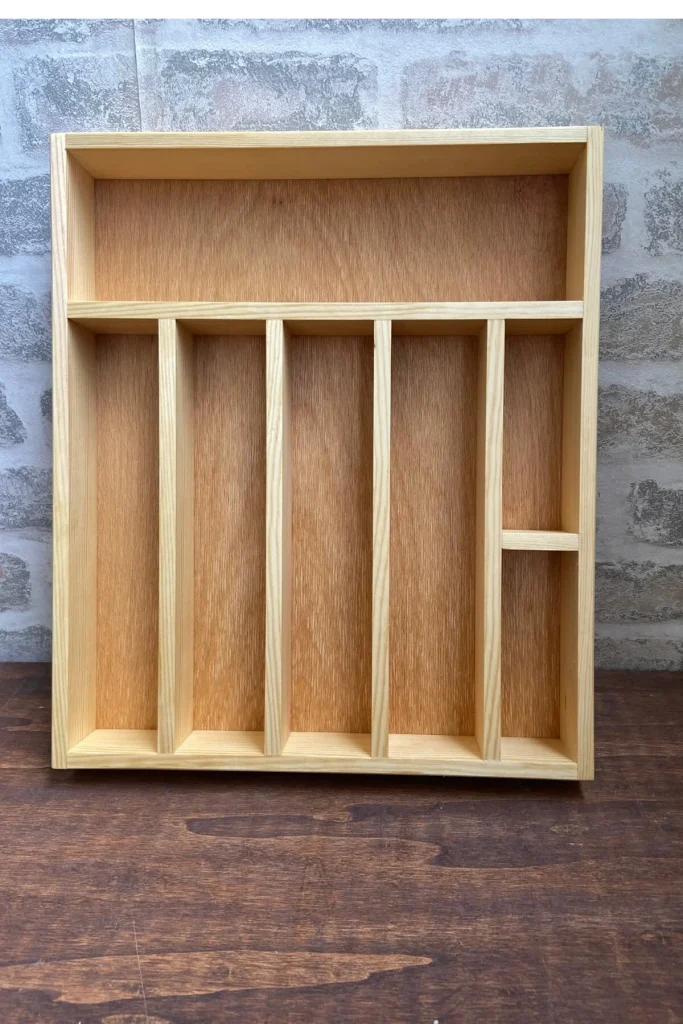 30×35 Cm Ahşap Kaşıklık Çekmece İçi Yemek Takımı Ve Servis Gereçleri Düzenleyici Organizer