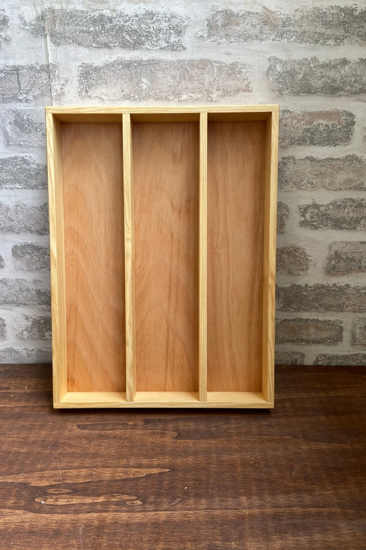 30×40 Cm Ahşap Kepçelik ve Servis Gereçleri Çekmece İçi  Düzenleyici Organizer