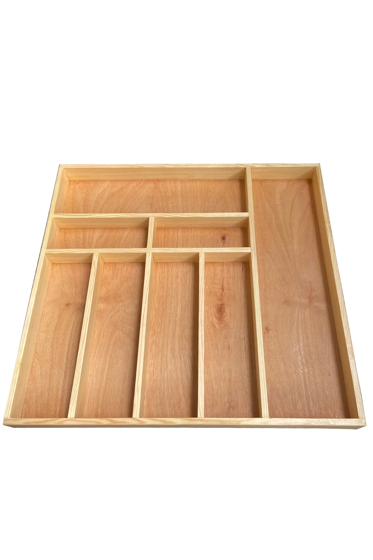 50X 45 Cm Ölçülü Ahşap Kaşıklık Üstten Görünüm ve Düzenleme Alanları