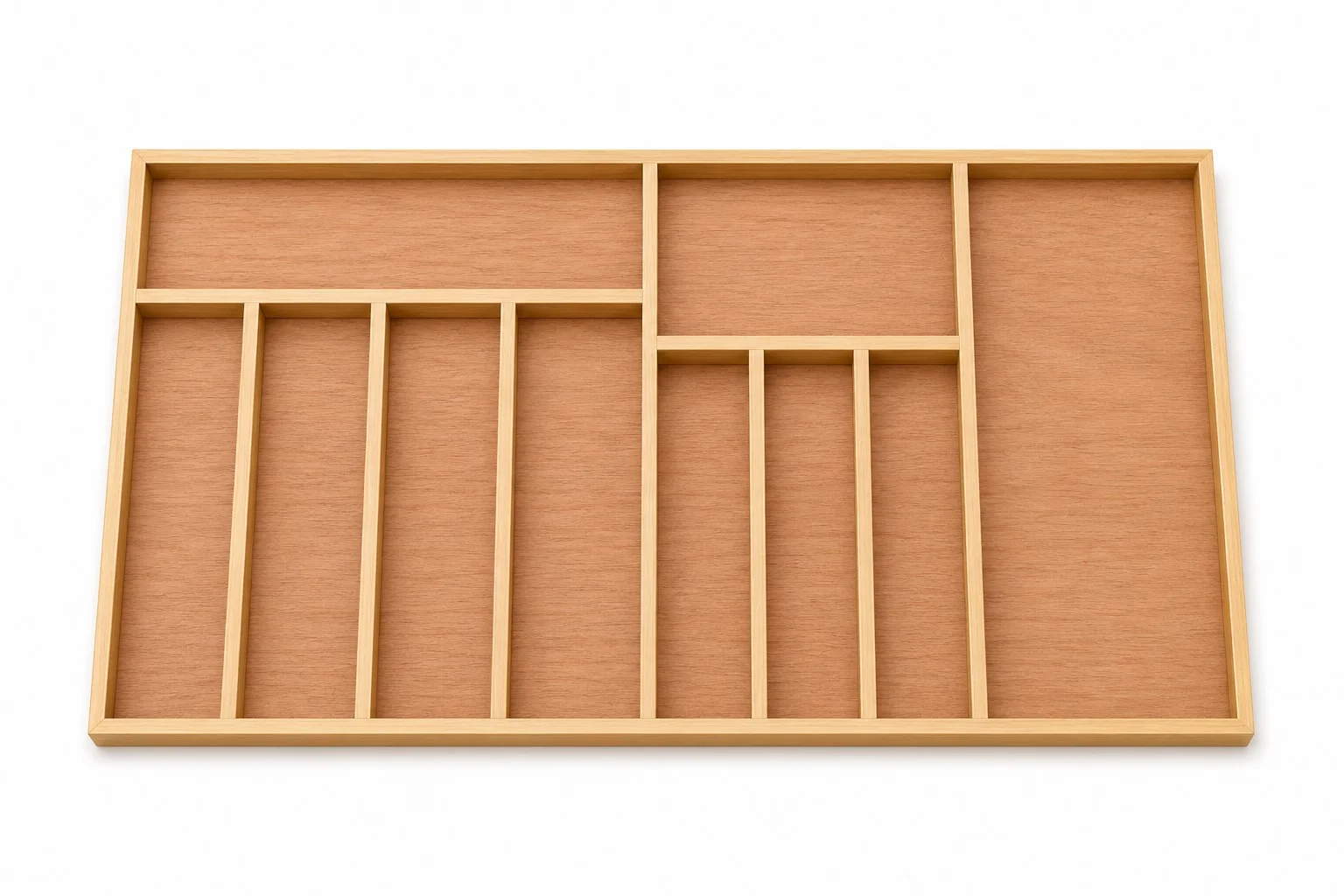 67 X 33 cm Ahşap Kaşıklık Bölme Detayları ve Masif Ahşap İşçiliği
