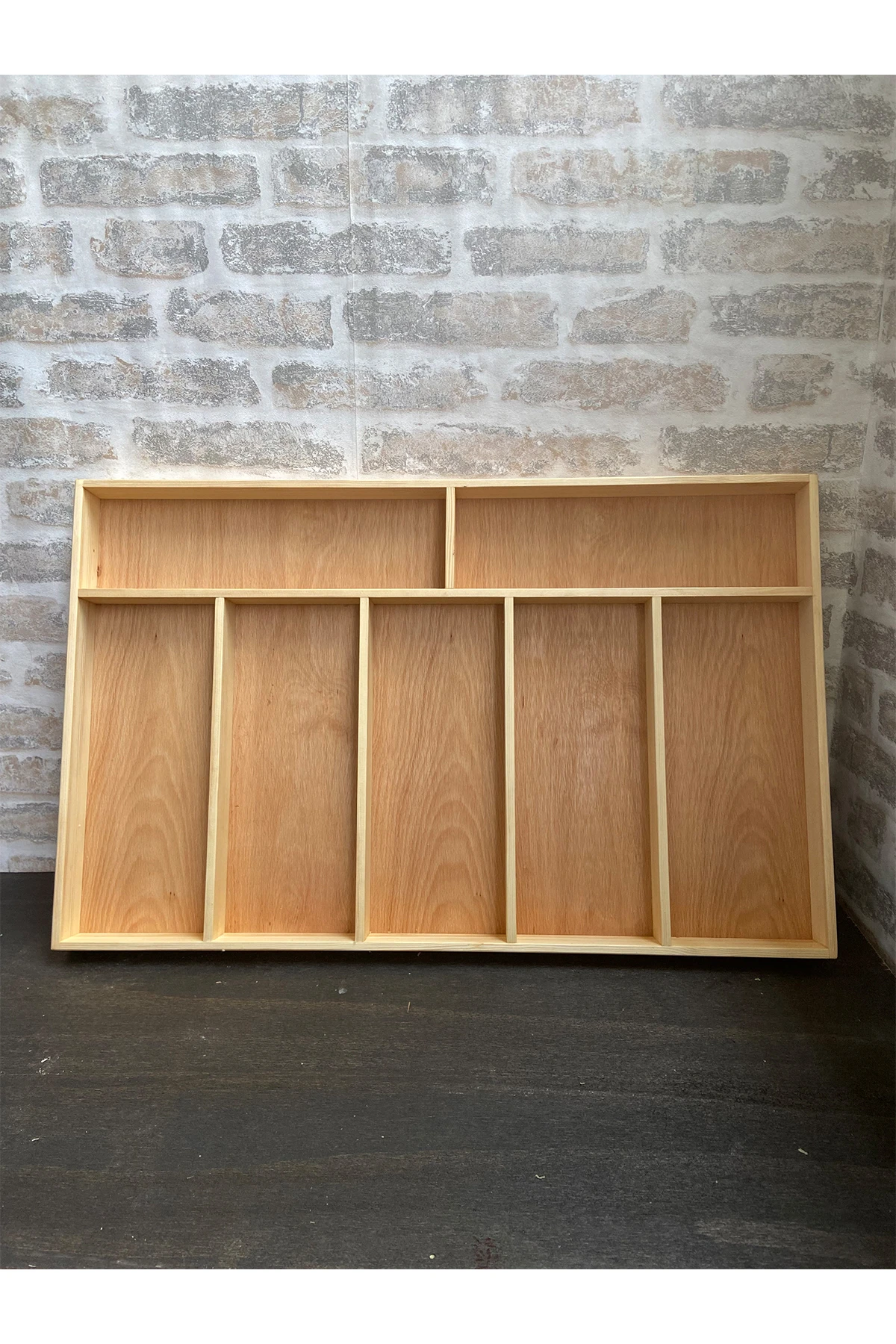 75×45 Cm Ayfiwood Ahşap Kaşıklık Çekmece İçi Kepçe Maşa Ve Servis Gereçleri Düzenleyici Organizer