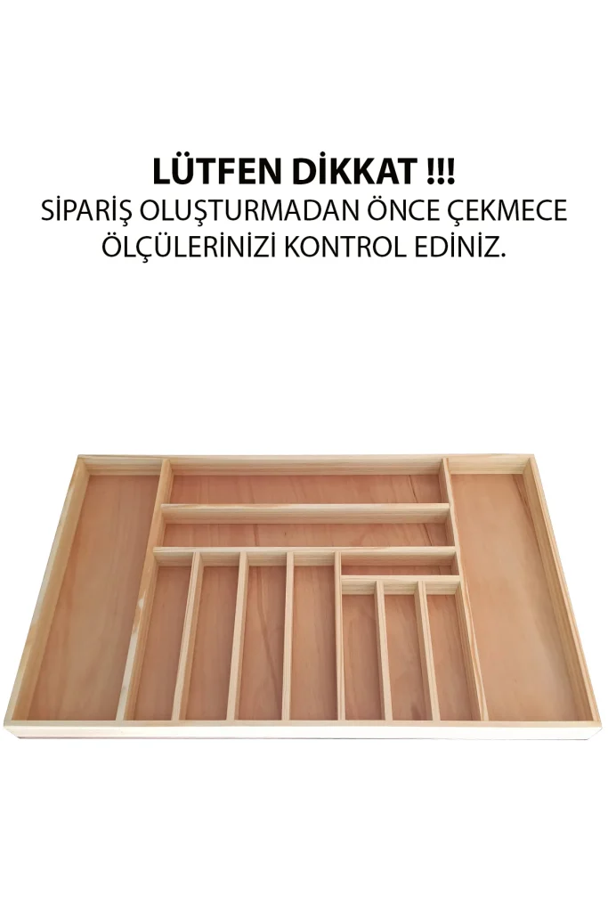 75 x 45 Cm Ayfiwood Ahşap Kaşıklık Ahşap Kaşıklık ve Servis Gereçleri Düzenleyici Organizer