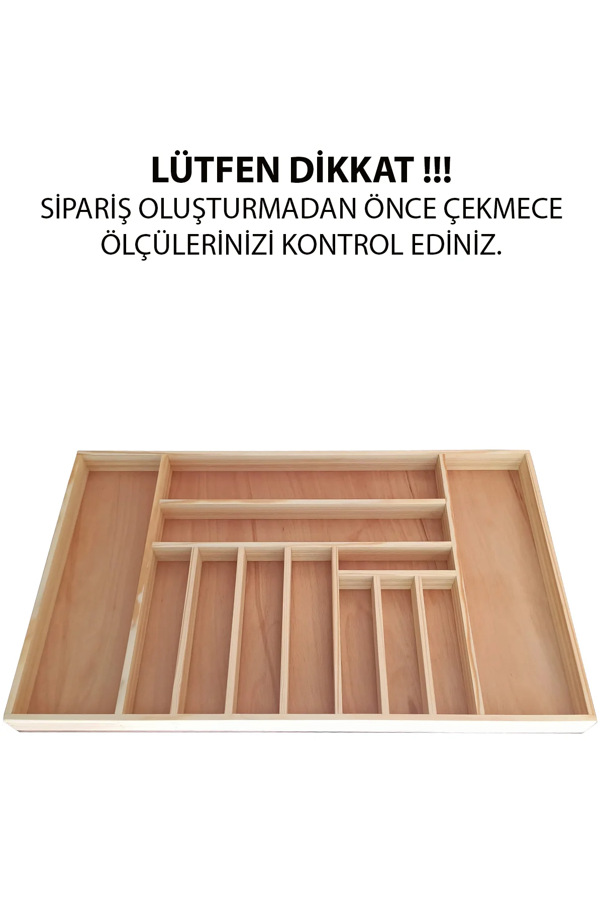 75 x 45 Cm Ayfiwood Ahşap Kaşıklık Ahşap Kaşıklık ve Servis Gereçleri Düzenleyici Organizer