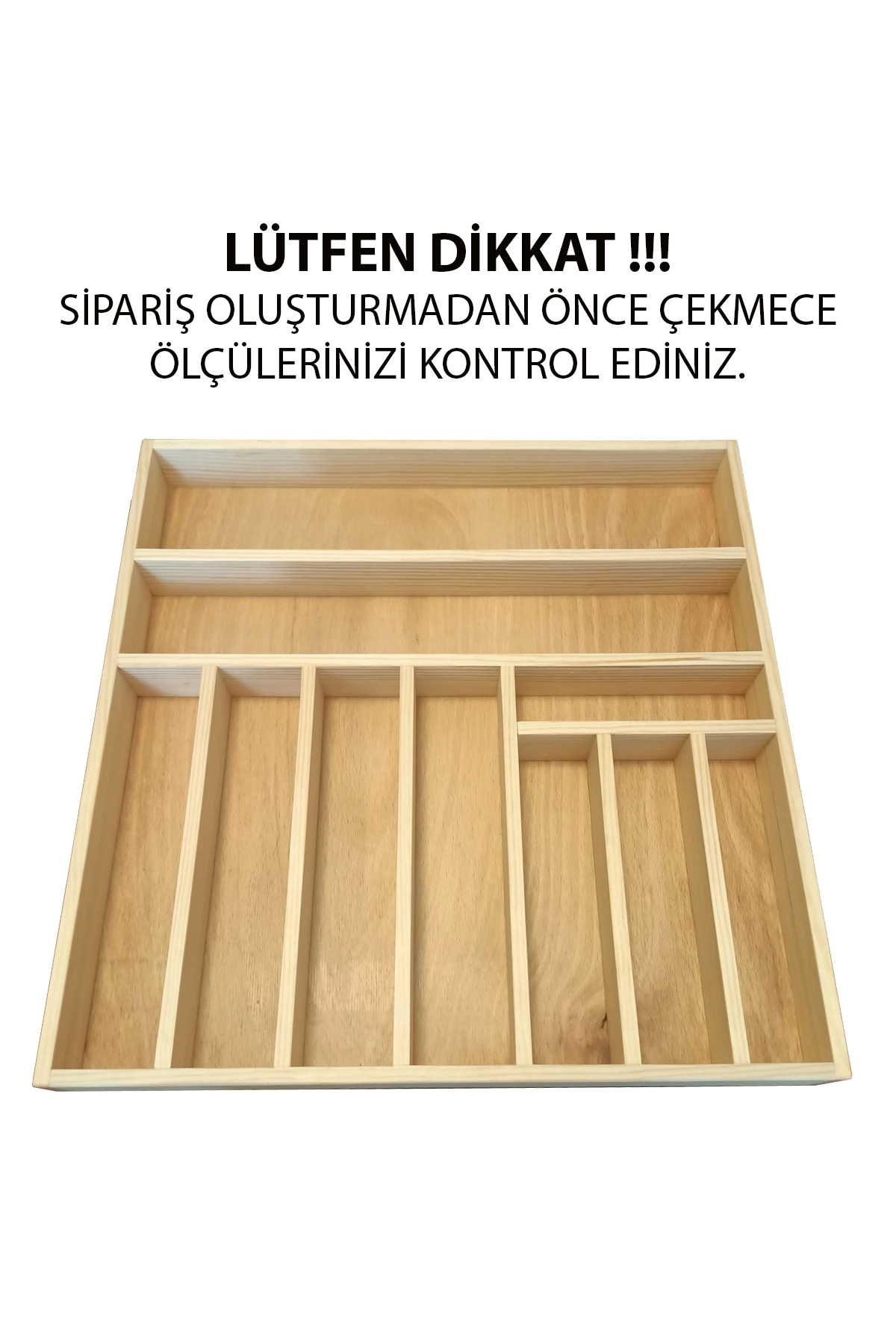 45×46 Cm Ayfiwood Kaşıklık Mutfak Çekmecesi Kaşıklık ve Servis Gereçleri Düzenleyici