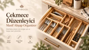 Çekmece Düzenleyici ve Organizer Rehberi: Mutfakta Düzen İçin Ahşap Çözümler